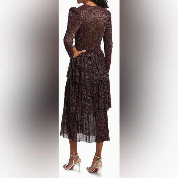 shortsleeve midi dress The Linen Short-Sleeve Scoop Midi Dress
